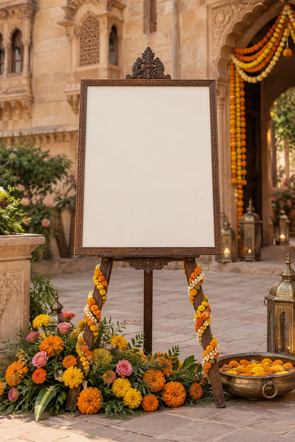 Your logo on the welcome board