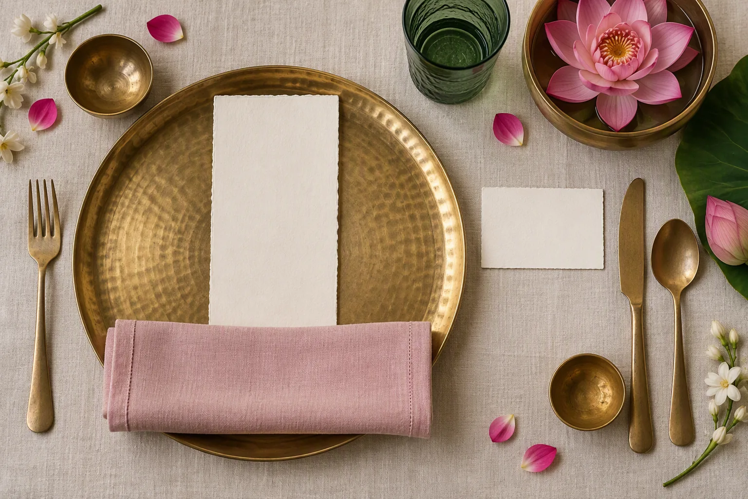 Your logo on the table card